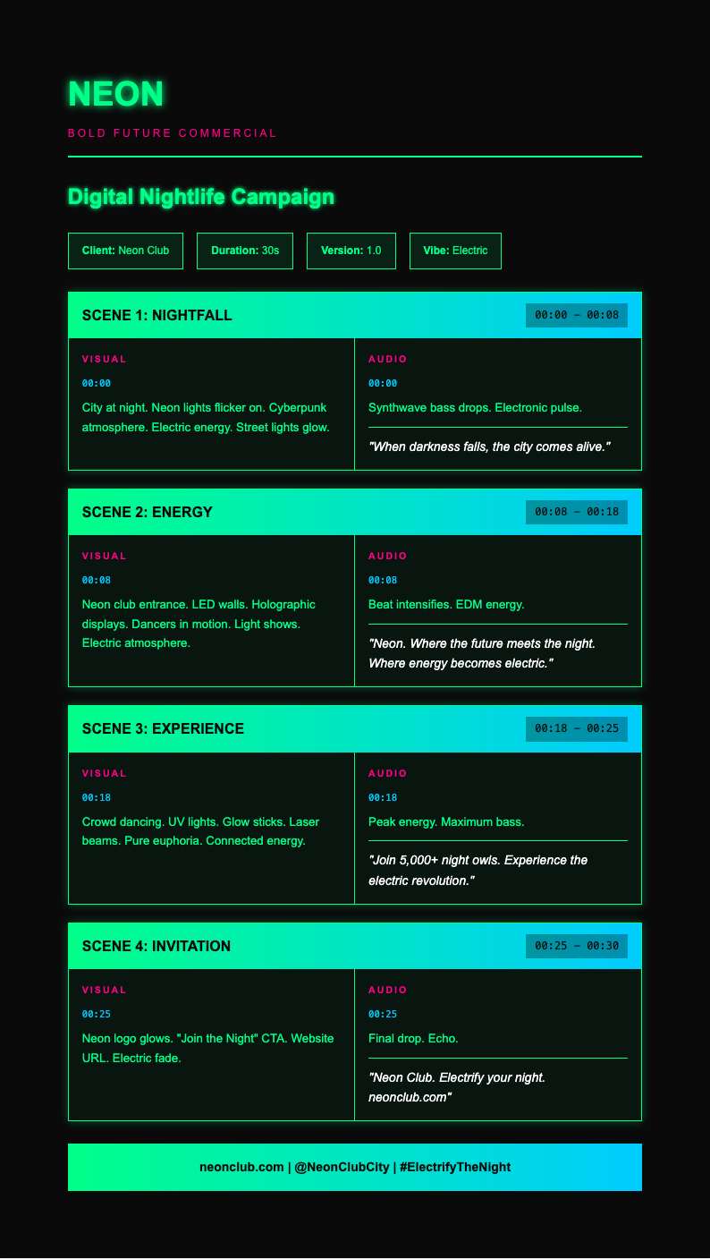 Neon bold commercial script